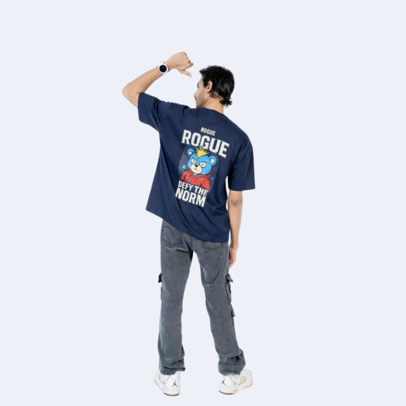 Defy the Norm Bear Tee Black M