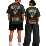 Defy the Norm Bear Tee Green