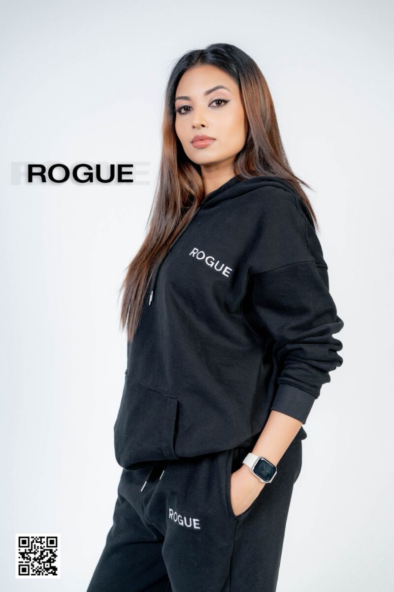 Rogue Minimal Women's Black Hoodie