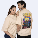 City Oversized Tee Cream