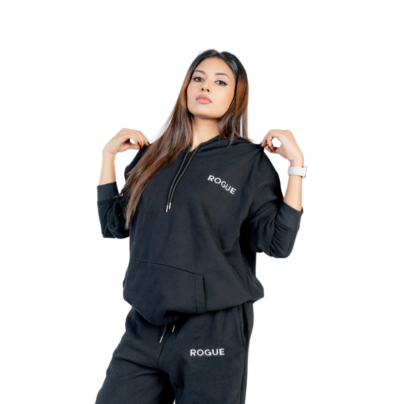 Rogue Minimal Hoodie - Unisex black