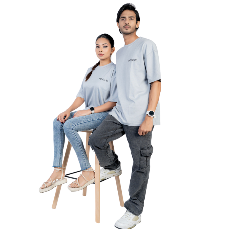 Rogue Wave Pattern Tee grey